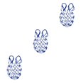 thumbnail image 4 of Baohd 1/2/3/5 Mesh Ball Bag Basketball Ball Carry Mesh Storage Net Bag Holder Blue White 3PCS, 4 of 6