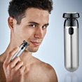thumbnail image 1 of EGNMCR Rasoir Électrique Portable - Rasoir Rechargeable USB avec Tondeuse Compacte Sans Fil à Recharge Rapide pour Nez et Moustache, pour Usage Humide et Sec un Rasoir, 1 of 2
