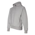 thumbnail image 2 of Champion Chandail à Capuchon en Molleton Reverse Weave pour Hommes, P, Gris Oxford, 2 of 4