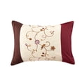 thumbnail image 5 of Marina Decoration Home Decor Ultra Soft Luxury Fluffy Goose Down Alternative Bedding Printed Comforter Set, Modern Burgundy Cosmos Floral Pattern, 5 of 5