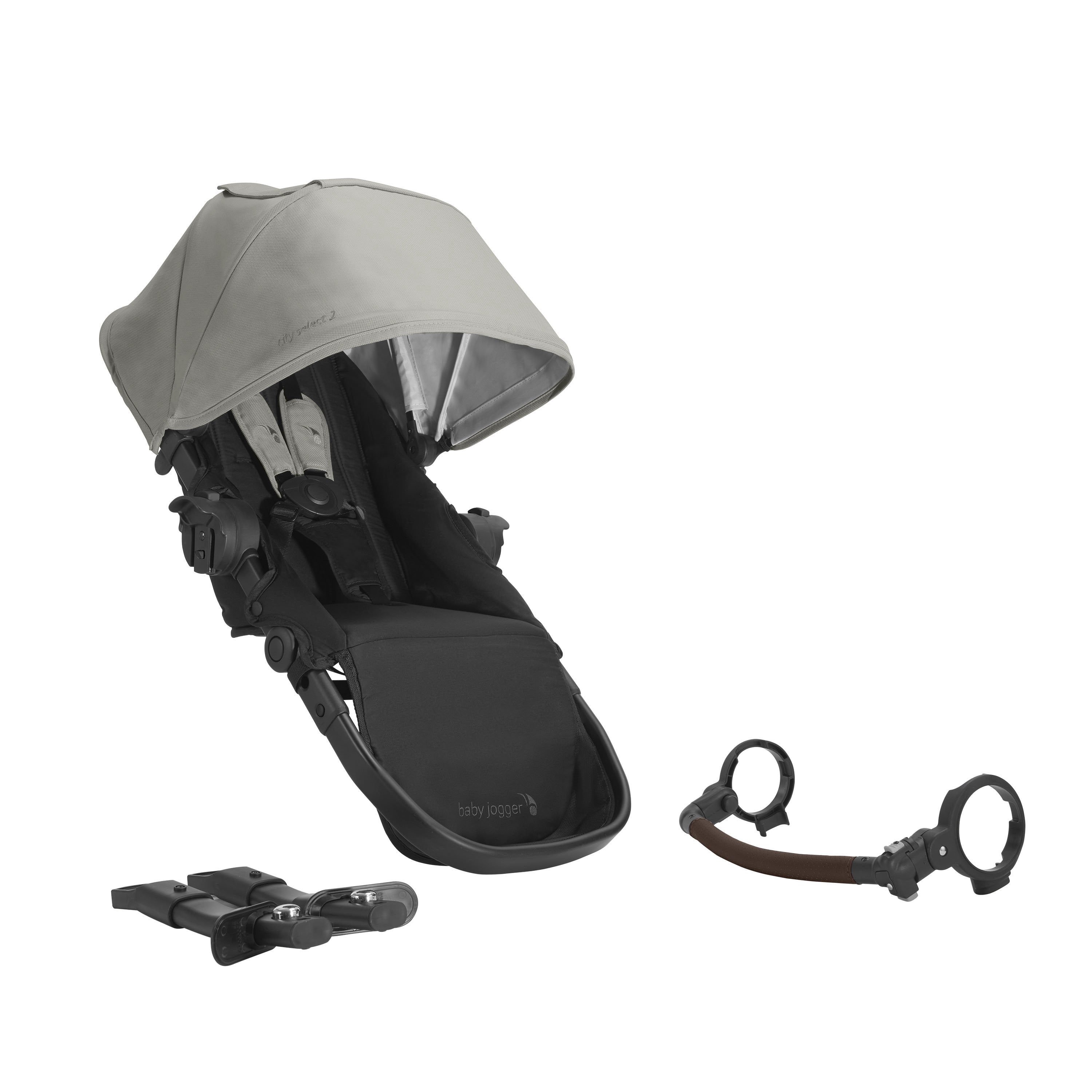 Baby Jogger City Select 2 Second Seat Kit, Eco Collection, Frosted Ivory