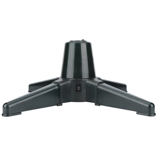 Christmas Tree Holder, Noiseless Electric Rotating Christmas Tree Stand, Adjustable For Christmas Trees Iron Pipes 50CM