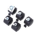 thumbnail image 4 of 4Pcs 30mm Chair Wheel Furniture Caster Swivel Castor Brake Wheel Replace Hardware Trolley Silent Brake Protection ,Superior Material, 4 of 6