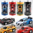 thumbnail image 3 of 6 Colors RC Car Can Box Car Creative Mini RC Car Radio Remote Control Light Micro Racing Car Children's Toys JNHPMSRD025663600314, 3 of 6