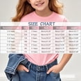 thumbnail image 3 of Zpanxa T-Shirts Athlétiques pour Filles Imprimé Étoile Col Rond Manches Courtes Haut Décontracté Polyester Spandex 5 Ans, 3 of 7