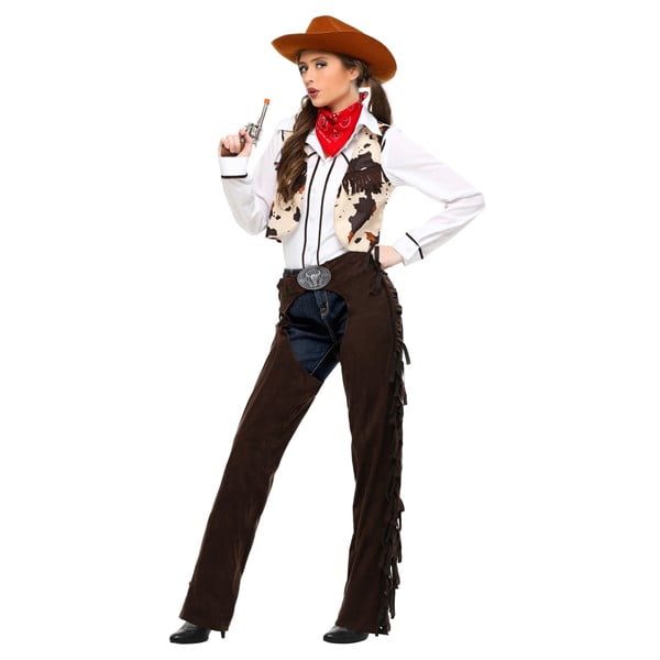 Cowgirl Chaps Déguisement Grande Taille pour Femmes