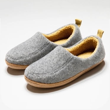 LSLJS Women's Cotton Slippers, Women Winter Casual Low Heel Solid Indoor Non-Slip Warm Short Plush Soft Velvet Shoes, Warm Home Slippers, Home Decor