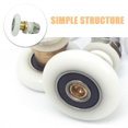 thumbnail image 2 of Shisuyan 4 Pcs Rouleaux de Porte de Salle de Bain, Petits Rouleaux de Remplacement pour Porte Coulissante de Douche, 2 of 9