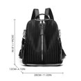 thumbnail image 2 of Backpack Purse Large Capacity Simple Fashion School Daypack Handle Shoulder Bag, 2 of 5