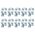 thumbnail image 1 of Unique Bargains 10Pack Mini Fuel Line Pipe Hose Clamp Clip, Adjustable 19-21mm, Zinc Plated, 1 of 5