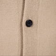 thumbnail image 4 of QIPOPIQ Cardigans Décontractés pour Hommes Coupe Ajustée Col en V Basique Conçus Manches Longues Boutonnés Liquidation, 4 of 7