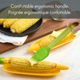thumbnail image 4 of Mainstays 12" Kitchen Basting Brush – Silicone, Ergonomic Handle for Cooking & Grilling, Green, 4 of 8