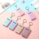 Suncoda Calculatrice en plastique, Calculatrice d'ours mignon, Batterie à bouton de base alimentée, Calculatrices à main écoles et enfants peuvent choisir, jaune, bleu, cyan et brun.