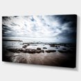thumbnail image 2 of Impression sur Toile Côte Atlantique Dramatique à Basse Marée - Bord de Mer, 2 of 3