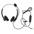 thumbnail image 2 of Casque Téléphonique Filaire, Casque Téléphonique de Bureau A26 pour Centre d'Appels, Casque Téléphonique à Réduction de Bruit pour Service à la Clientèle Casque d'Affaires avec Micro, Serre-Tête Ajustable, 2 of 8