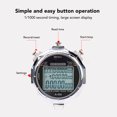 thumbnail image 4 of Chronomètre Électronique Multi Fonction Chronomètre Électronique Numérique Sport 3 Rangée 200 Tour Grand Écran avec Fonction d'Alarme de Date 60mAh Batterie, 4 of 8