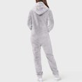thumbnail image 4 of Combinaison pour Femmes Combinaison pour Femmes à Manches Longues à Capuche Pyjama Combinaison Décontractée d'Hiver Chaude Combinaison de Nuit Combinaison d'Entraînement en Liquidation, 4 of 6