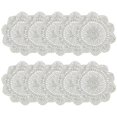 thumbnail image 3 of Bgsha Handmade Lace Crochet Placemat Coasters Set for Festive Christmas Table,, 3 of 9