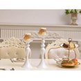 thumbnail image 4 of facefd Bougeoir Long en Métal pour Bougie Chauffe-Plat Vase à Fleurs Blanc-m, 4 of 6