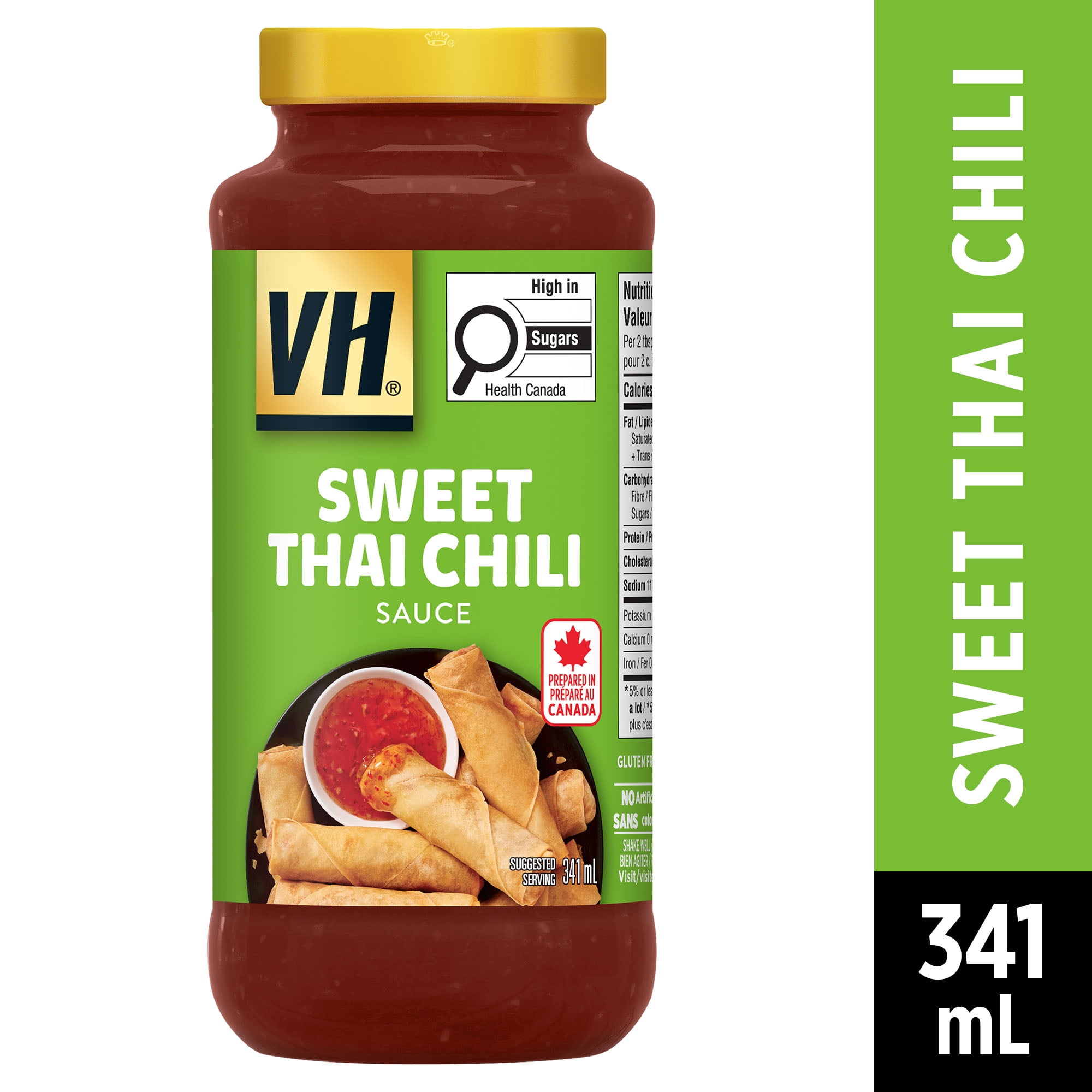 VH Sauce pour Trempette au Chili Sucré Thaï Sans Gluten avec un Piquant Doux