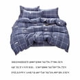 thumbnail image 3 of Four Piece Plain Printed Soft and Breathable Bedding Set for Bed 150X200, 3 of 9