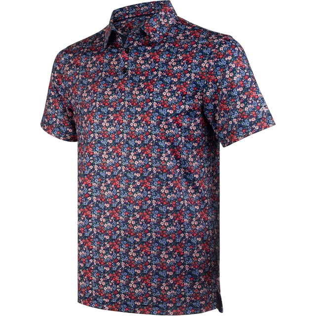 Polos de Golf pour Hommes à Manches Courtes, Évacuation de l'Humidité, Coupe Sèche, Motifs Imprimés, Polo de Performance à Col, Polos de Golf pour Hommes