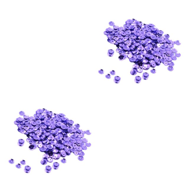 Dalazy 400 Pcs Sequins Ronds en Vrac 7mm Couture Violet 2ensemble