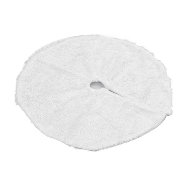 Christmas Tree Mat, Fine Crafts Snowy White Christmas Tree Skirt For Holiday For Christmas For Party Decoration
