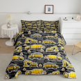 thumbnail image 1 of Erosebridal Construction Truck Bedding Queen Comforter Set, Yellow Down Comforter, Cartoon Vehicle Decor, Breathable, 1 of 8