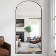 thumbnail image 4 of NeuType Full Length Floor Mirror Arch Black 65"x22", 4 of 8