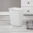 thumbnail image 3 of Sterilite 11.4 Liter Rectangular Wastebasket, White, 3 of 5