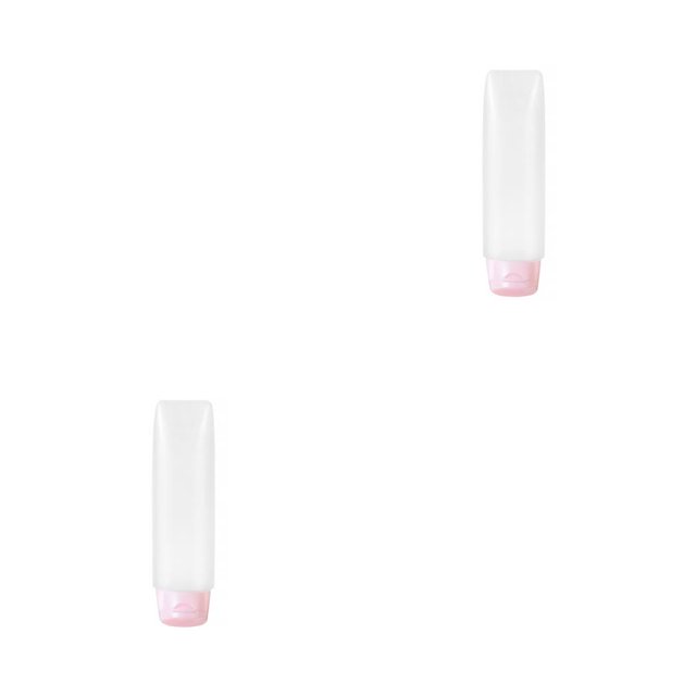 QualitChoice Travel Bottle Portable Shower Gel Dispensing Container Refillable Leakproof Dispenser Tube Household Organizer 30ML Pink 2Set