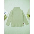 thumbnail image 3 of Yeahdor Chandails Thermiques à Manches Longues pour Garçon Fille, Doublés en Molleton, Couche de Base de Compression, T-Shirts à Col Rond, T-Shirts Doux, Vert 100, 3 of 8