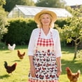 thumbnail image 3 of Egg Collecting Apron With Multiple Pockets Chicken Print Design Durable Polyester Gardening Apron For Farm Poultry Care And Harvesting Chef Apron And Teacher Apron Baking Apron Joke Garden Apron with, 3 of 3