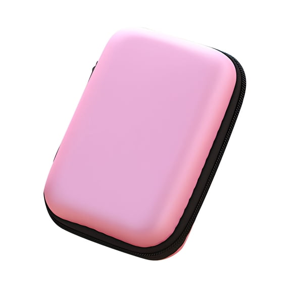 Birdeem Mini Zipper Hard Leather Earphone Storage Bag Earphone Pouch Box
