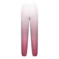 thumbnail image 2 of Erwazi Sweatpants for Women Gradient Printed Drawstring Loose Joggers with Pockets Fall Winter Comfy Workout Gym Running Pants, 2 of 3