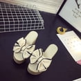 thumbnail image 4 of CEHVOM Women's Summer Bowknot Platform Slippers High Heel Shoes Slippers, 4 of 6