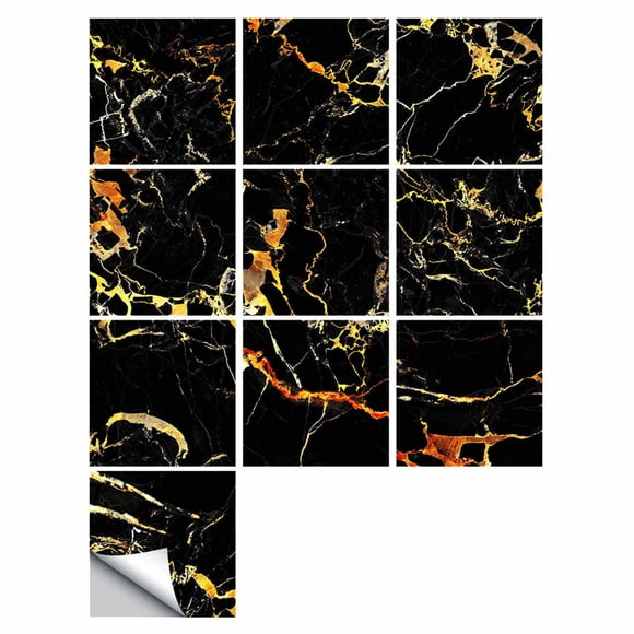 Outfmvch Wall Decor Peel and Stick Wallpaper Peel And Stick Kitchen Backsplash Self Adhesive Waterproof Tile Stickers Wall Paper A