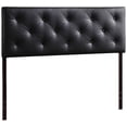 thumbnail image 3 of Bowery Hill Contemporary Queen Faux Leather Upholstered Headboard, 3 of 3