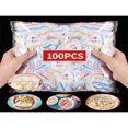 thumbnail image 1 of YOPTOP 100pcs Colorful Saran Wrap Disposable Food Cover Fruit Fresh-keeping Plastic Bag Kitchen Accessories, 1 of 2