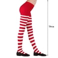 thumbnail image 3 of dmqupv Girl Footed Dance Tights Girls' Tights Striped Tights For Children Panty Hose Length Accessory for Performance Carnival Theme Party H,Size for One Size, 3 of 4