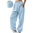 thumbnail image 2 of Pantalons de Course pour Femmes Grande Taille Pantalons de Sport Décontractés, 2 of 5