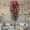 Rose Chaud, variante sur Fesfesfes Paniers Suspendus Artificiels avec Fleurs pour l'Extérieur Fausses Plantes Suspendues pour le Printemps et l'Été Décoration de Porche et de Maison Paniers d'Arrangement de Fleurs Artificielles Violet