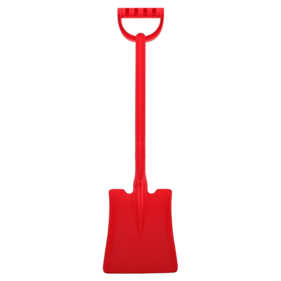 AURARMLET Red Plastic Portable Snow and Sand Shovel for Outdoor Garden and Yard Digging