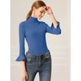 thumbnail image 4 of INSPIRE CHIC Chandail pour Femme à Col Roulé Ajusté en Tricot, 4 of 6