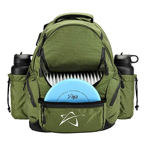 Prodigy Disc BP-3 V3 Disc Golf Backpack - Golf Travel Bag - Holds 17+ Discs Plus Storage - Tear and Water Resistant - Great for Beginners - Affordable Golf Bag (Green)