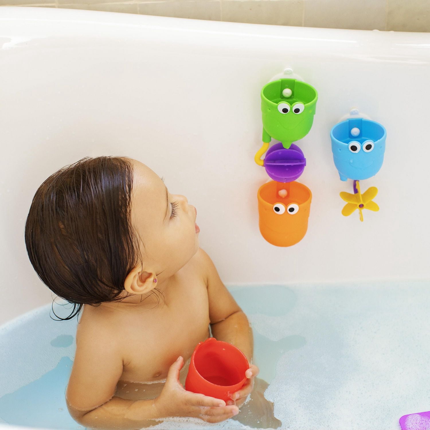 Munchkin Cascades Jouet de Bain pour Tout-Petits, Ensemble