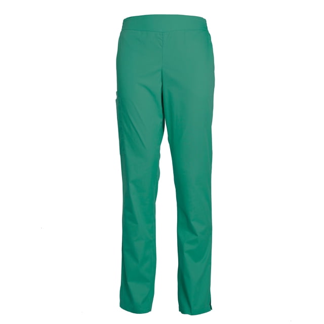 Pantalon d'Uniforme d'Infirmière pour Femmes Coupe Ajustée Jambe Évasée Taille Élastique