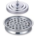 thumbnail image 2 of Stackable 12 1/4" Communion Tray & Cover and 40 Hole Insert for cups - Silver Tone Aluminum, 2 of 3