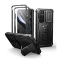 thumbnail image 1 of Dexnor for Samsung Galaxy S25 Plus Case with Built-in Slide Camera Cover & Screen Protector & Kickstand, Shockproof Rugged Case Full-Body Bumper Protective Cover for Galaxy S25 Plus 2025, Black, 1 of 7